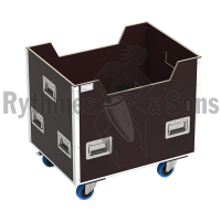 Stackable storage crate 800x600x600  Thk 9mm