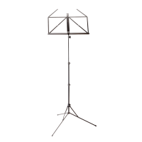 Music stands for musicians with collapsible desk