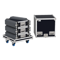 Fligh cases for 19' racks and 19' studio racks