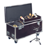 Flight cases for accessories percussion