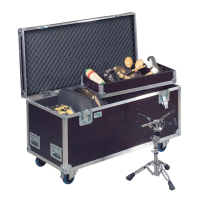 Flight cases for accessories percussion