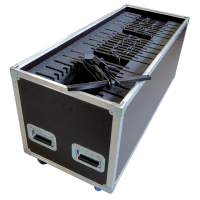 Flight cases pour éclairages de pupitres