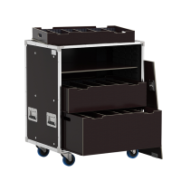 Storage flight cases with removable drawers