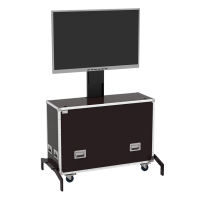 Flight cases with Ssreen lifter