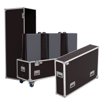 Flight cases pour écrans plats, LCD, plasma