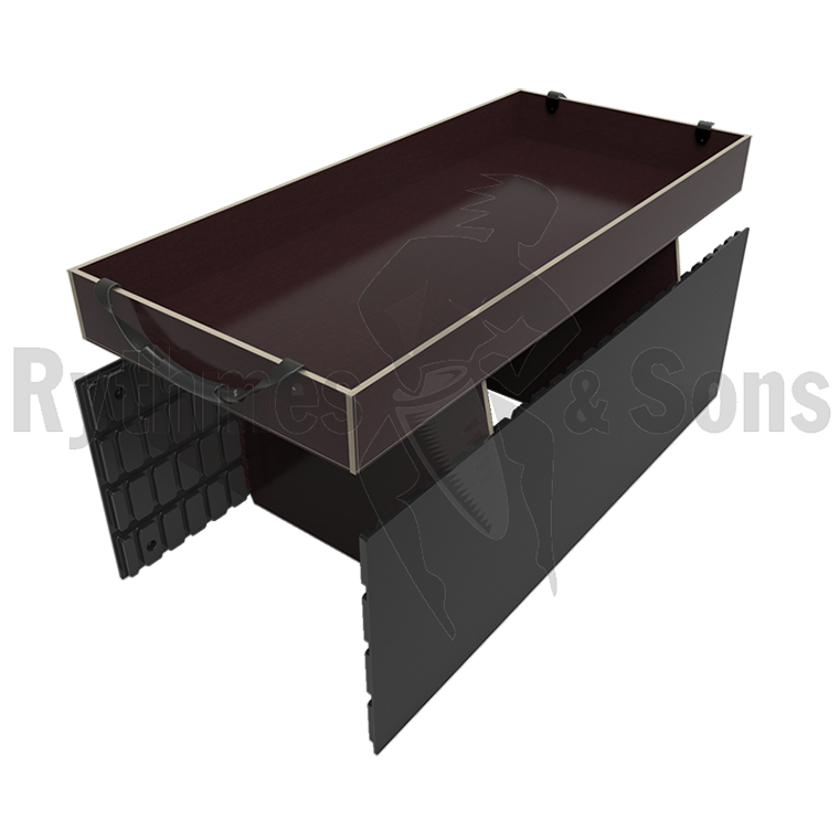 2 Grooved Composite Panels Movable Wooden Dividers 1 Long Tray 2 Grooved Composite Panels Movable Wooden Dividers 1 Long Tray For Classic Trunk 1450x600xh600