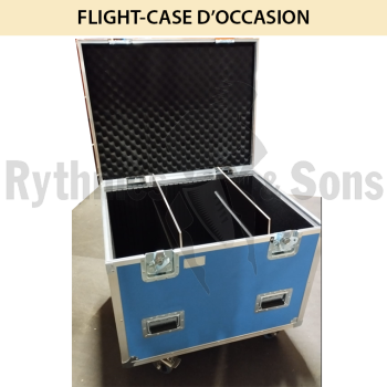 Flight-case - 800x600xH600 
Malle Classique PVC Bleu + c-1