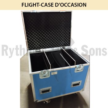 Flight-case - 800x600xH600 
Malle Classique PVC Bleu + c-1