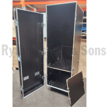 Flight-case - Armoire 1000x660xH2000 + 4 étagères-1