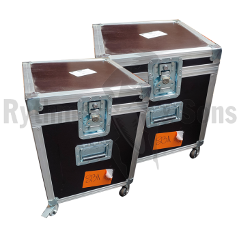 Flight-case - Lot de 2 tables de chevet-1