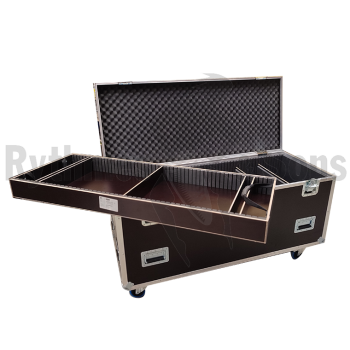 Flight-case - 1450x600xH600 Malle Classique + cloisons + -1