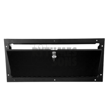 Flight-case - Porte d'accès verrouillable 3U-1