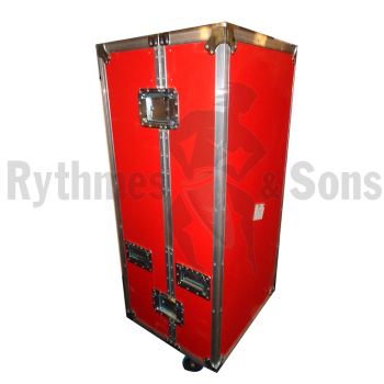 Flight-case 530x600xH1370 avec mât d'affichage-1