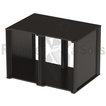 Flight-case - Baie 19' Noire 2x16U-1
