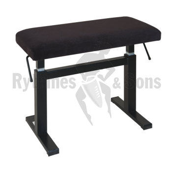 ANDEXINGER 484 black fabric 100% pes Piano Bench