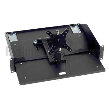 Flight-case - Tablette coulissante 19' écran LCD-1