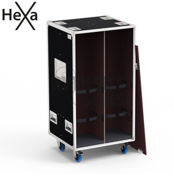 Flight-case OPENROAD® pour 4 projecteurs de découpes Sour-1