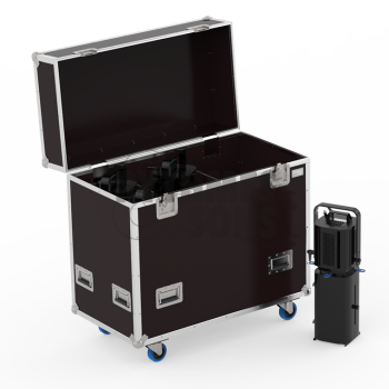 Flight-case pour 6 projecteurs de découpes 613S/SX, 614SX-1