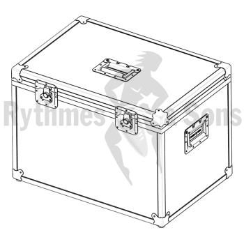 Flight-case pour Machine à brouillard ZR45 MARTIN-1