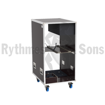 Flight-case OPENROAD® pour machine à fumée ATMe / ATMOSPHERE MDG +  Bouteille CO2 + Ventilateur - Flight cases pour effets spéciaux -  Flight-cases