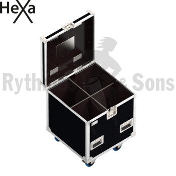 Flight-case Classique 600x600xH600 pour 2x2 projecteurs-2