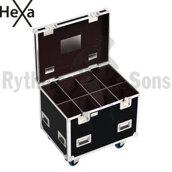 Flight-case Classique 800x600xH600 pour 4x2 projecteurs-2