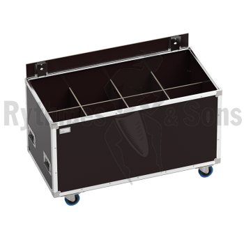 Flight-case OPENROAD® 1200x600xH600 pour 4x2 projecteurs-1