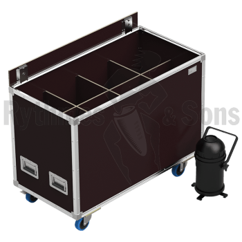 Flight-case OPENROAD® pour 8 PAR 64+crochets-1