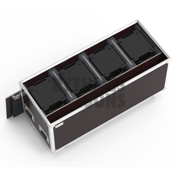 Flight-case pour 4 lyres ROBE LEDBeam 350-1