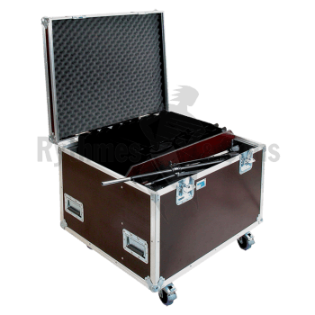 Flight case 20 pupitres « Orchestra » simple rebord-1