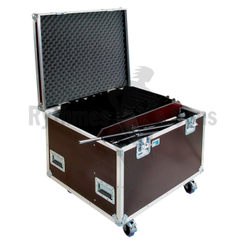 Flight case 20 pupitres « Orchestra » simple rebord-1