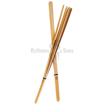 Percussions - Wooden clap. Fouet à 5 lames en hêtre-1