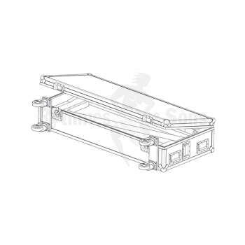 Flight-case pour xylophone Concorde 6002 plié-1