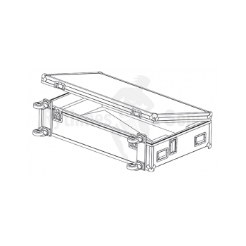 Flight-case pour xylophone Musser M51 plié-1