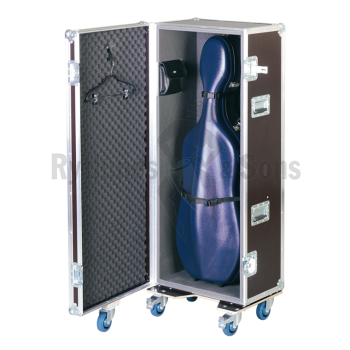 Flight case pour 1 violoncelle en étui-1