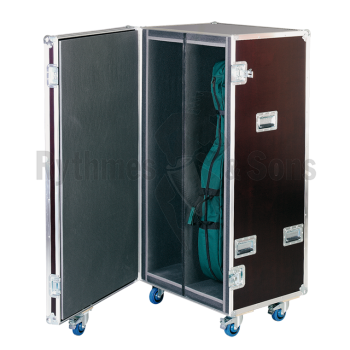Flight case pour 2 violoncelles en étui-1
