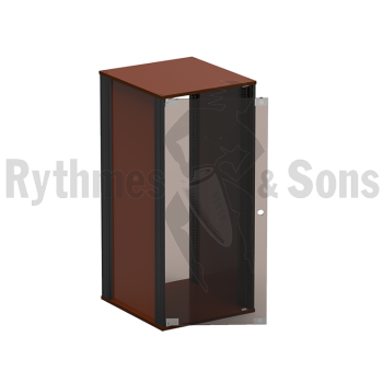 Flight-case - Baie 19' Caramel 26U+porte-1