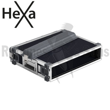 Flight-case - Rack 19' CLICTOP® HEXA 2U prof. 440mm-1