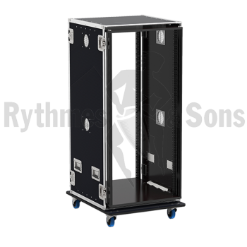 Flight-case - Rack de régie vidéo 24' suspendu 32U P800-1