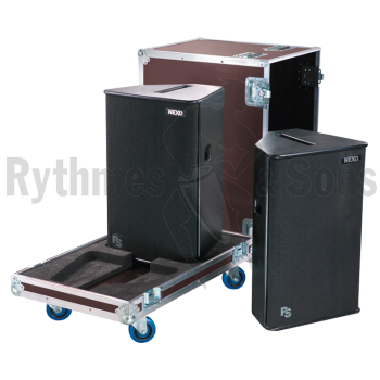 Flight-case 2 enceintes PS15 NEXO-1