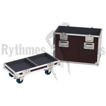 Flight-case 2 enceintes DXR10 YAMAHA-1