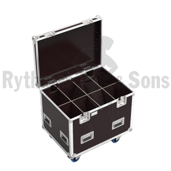 Flight-case Classique 800x600xH600 pour 4x2 projecteurs-1