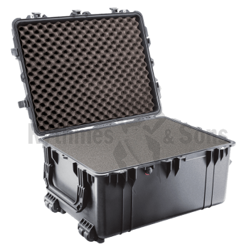 Valise PELI™ 1630 704x533xH394 int. avec mousse et roul.