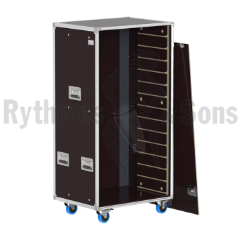 Flight-case - 800x600xH1400 Rack à bacs OpenRoad®-1