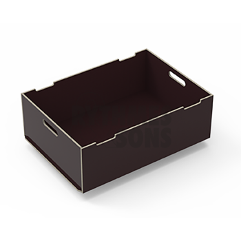 Flight-case - Bac amovible H250 pour rack à bacs Largeur -1