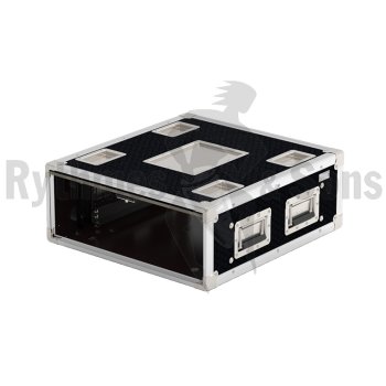 Flight-case - Rack 19' OPENTOP® suspendu 3U prof. 530mm-2