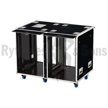 Flight-case - Rack suspendu 19' OPENTOP® 2x16U prof. 700m-3