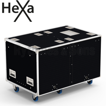 Flight-case - Rack suspendu 19' OPENTOP® 2x12U prof. 700m-4