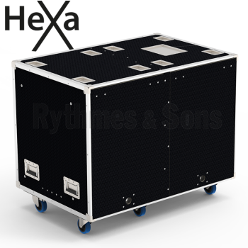 Flight-case - Rack suspendu 19' OPENTOP® 2x16U prof. 700m-4