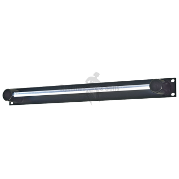 Flight-case - Racklite 19' 1U à LED satin blanc « COOLLIG-1